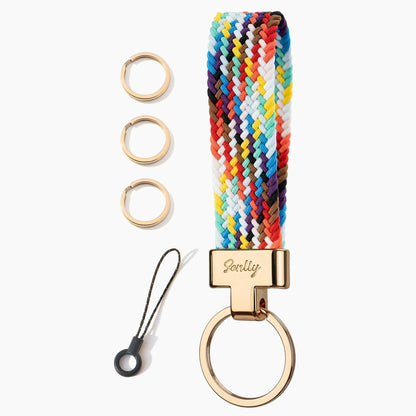 Stretchy Keychain Holder, Finger Lanyard, Original Elastic Anti-Drop Design - SENLLY