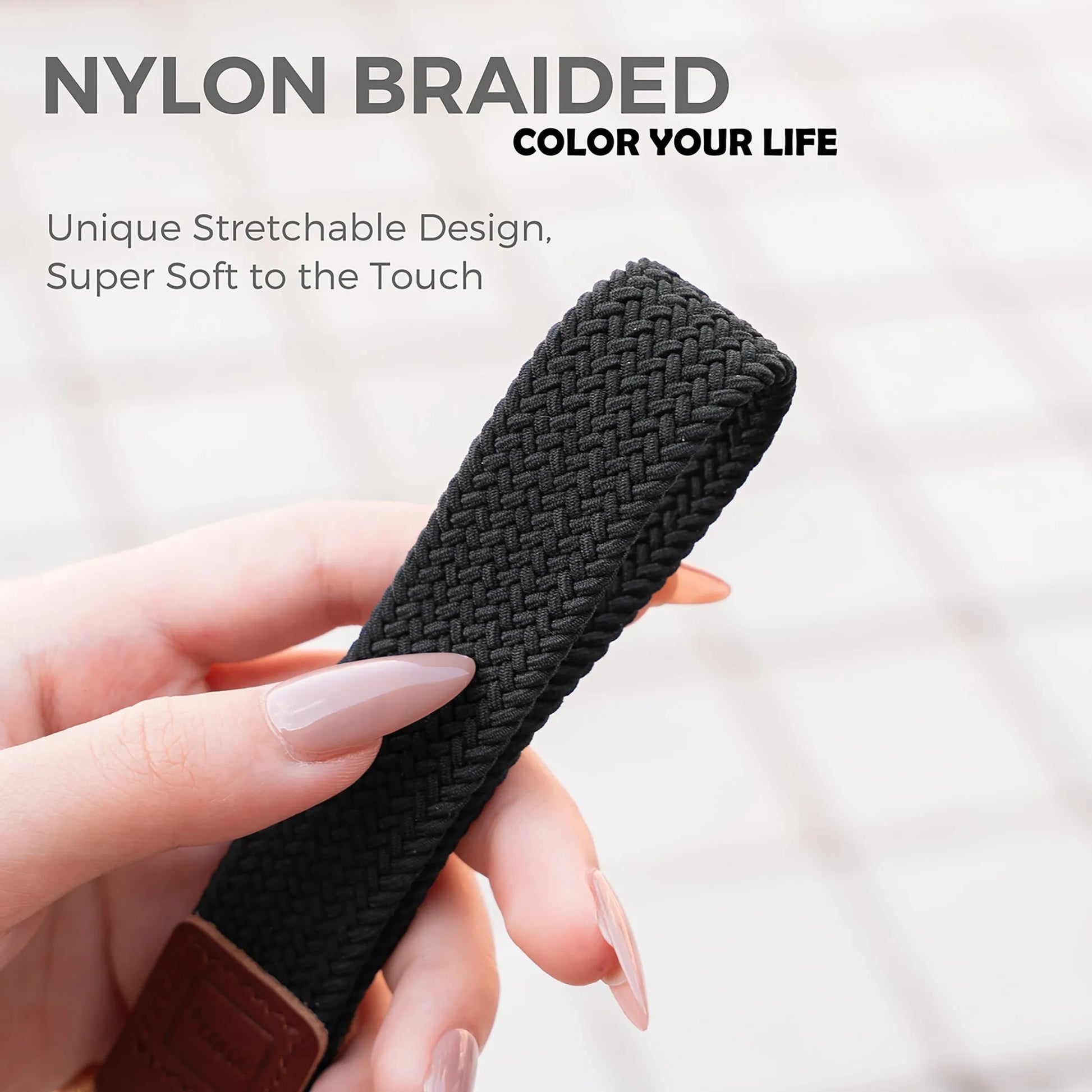 Stretchy Keychain Holder, Finger Lanyard, Original Elastic Anti-Drop Design - SENLLY