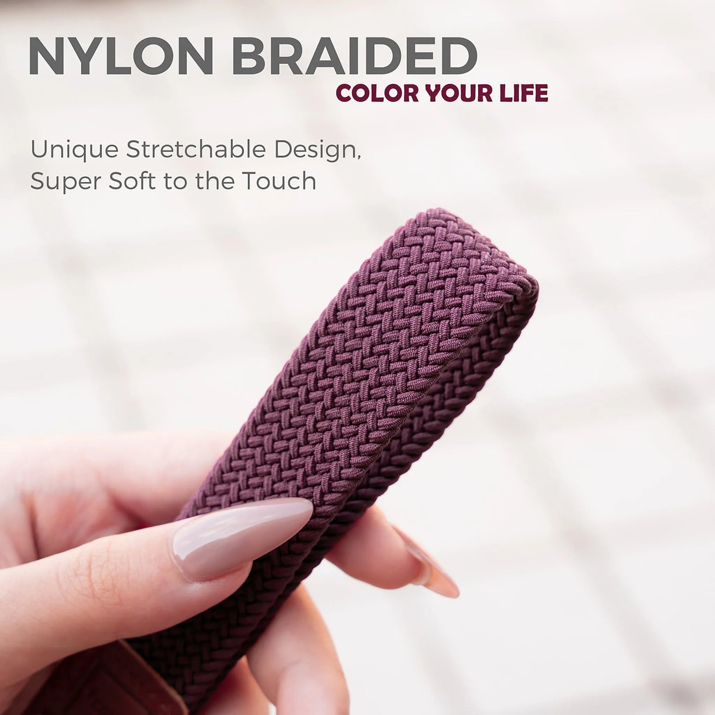 Stretchy Keychain Holder, Finger Lanyard, Original Elastic Anti-Drop Design - SENLLY