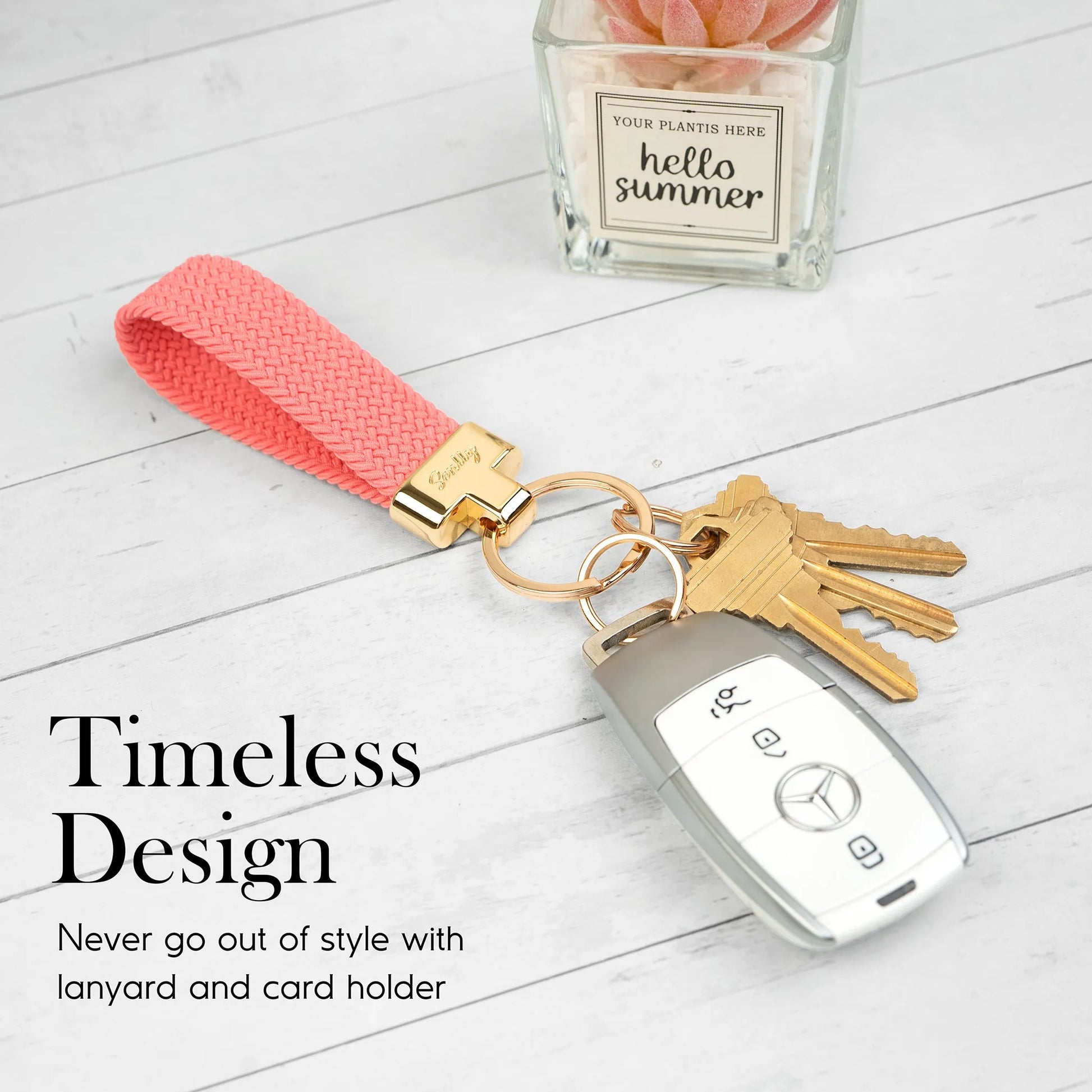 Stretchy Keychain Holder, Finger Lanyard, Original Elastic Anti-Drop Design - SENLLY