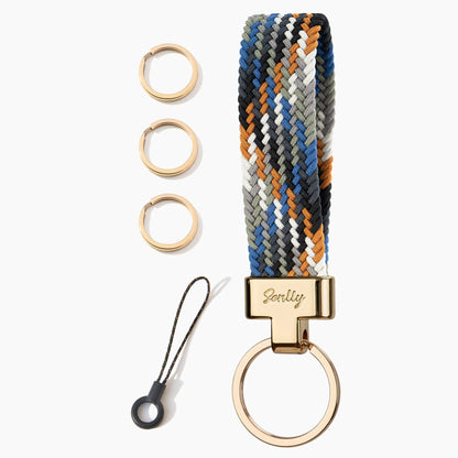Stretchy Keychain Holder, Finger Lanyard, Original Elastic Anti-Drop Design - SENLLY