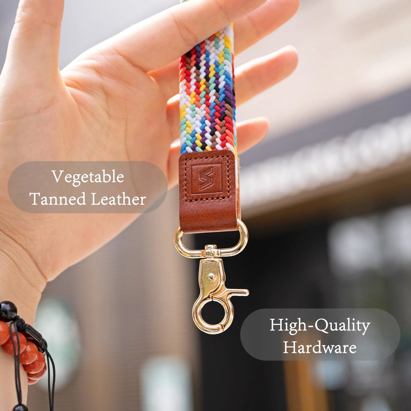 Stretchy Keychain Holder, Wrist Lanyard, Original Elastic Anti-Drop Design - SENLLY