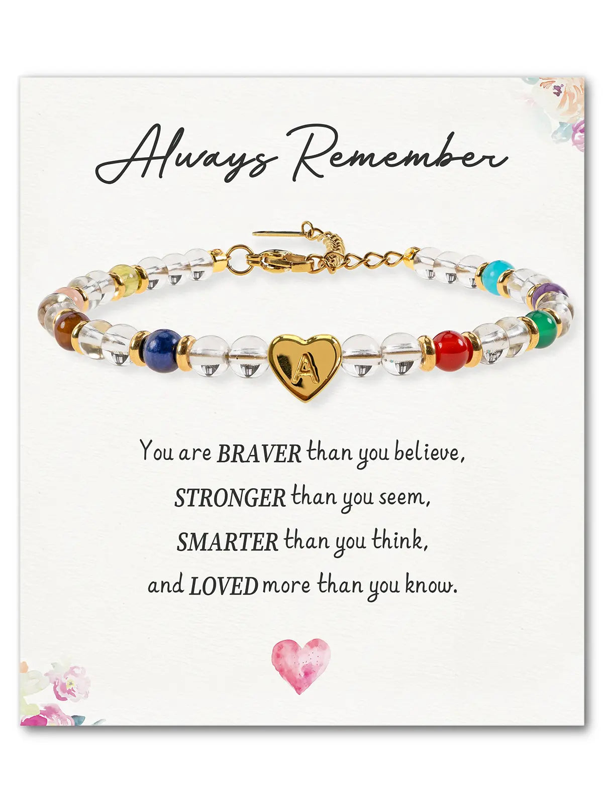 SENLLY Personalized Initial Bracelet, Meaningful Gift for Women