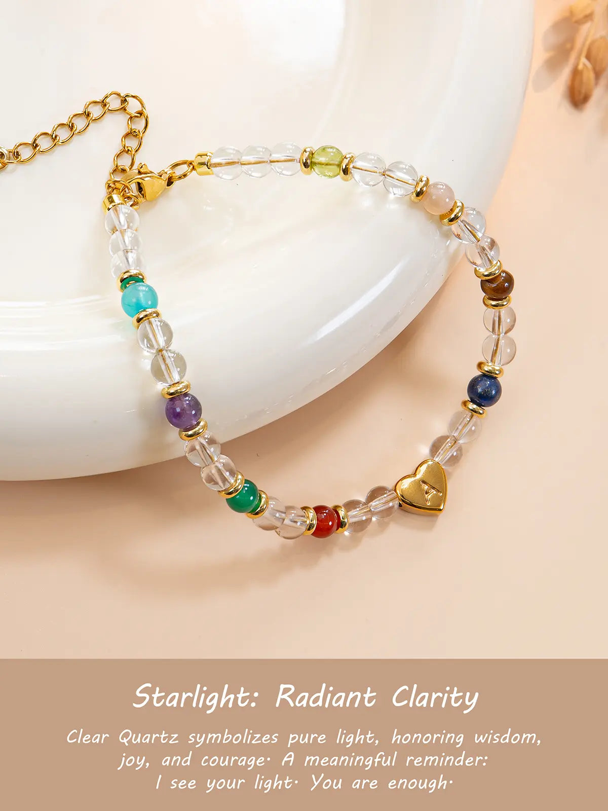 SENLLY Personalized Initial Bracelet, Meaningful Gift for Women