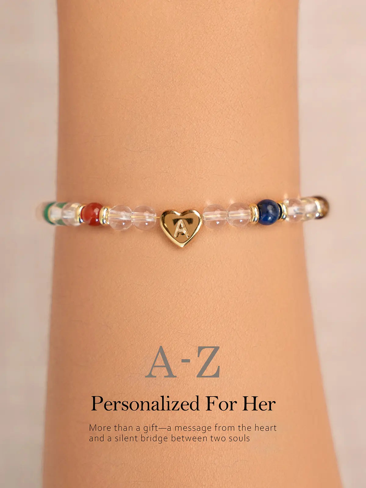 SENLLY Personalized Initial Bracelet, Meaningful Gift for Women