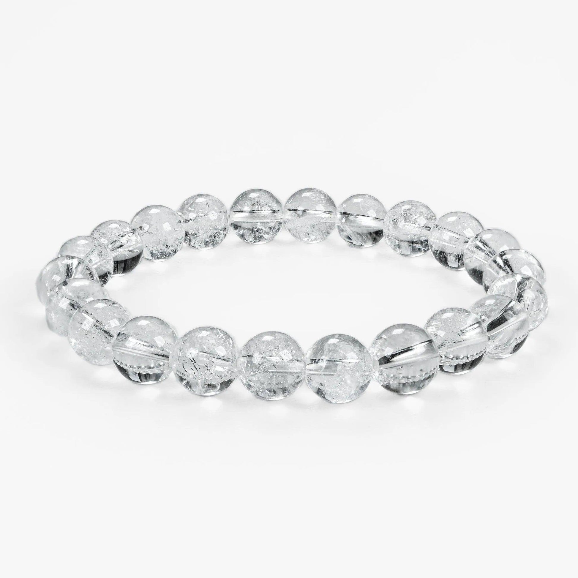 ‌Solid Color Gemstone Beaded Bracelet - Azeztulite - SENLLY