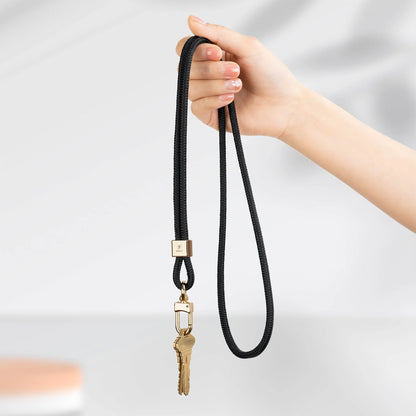 Nylon Neck Lanyard Strap for Keys, Original Minimalist Design KeyChain and ID Badge Holder - SENLLY