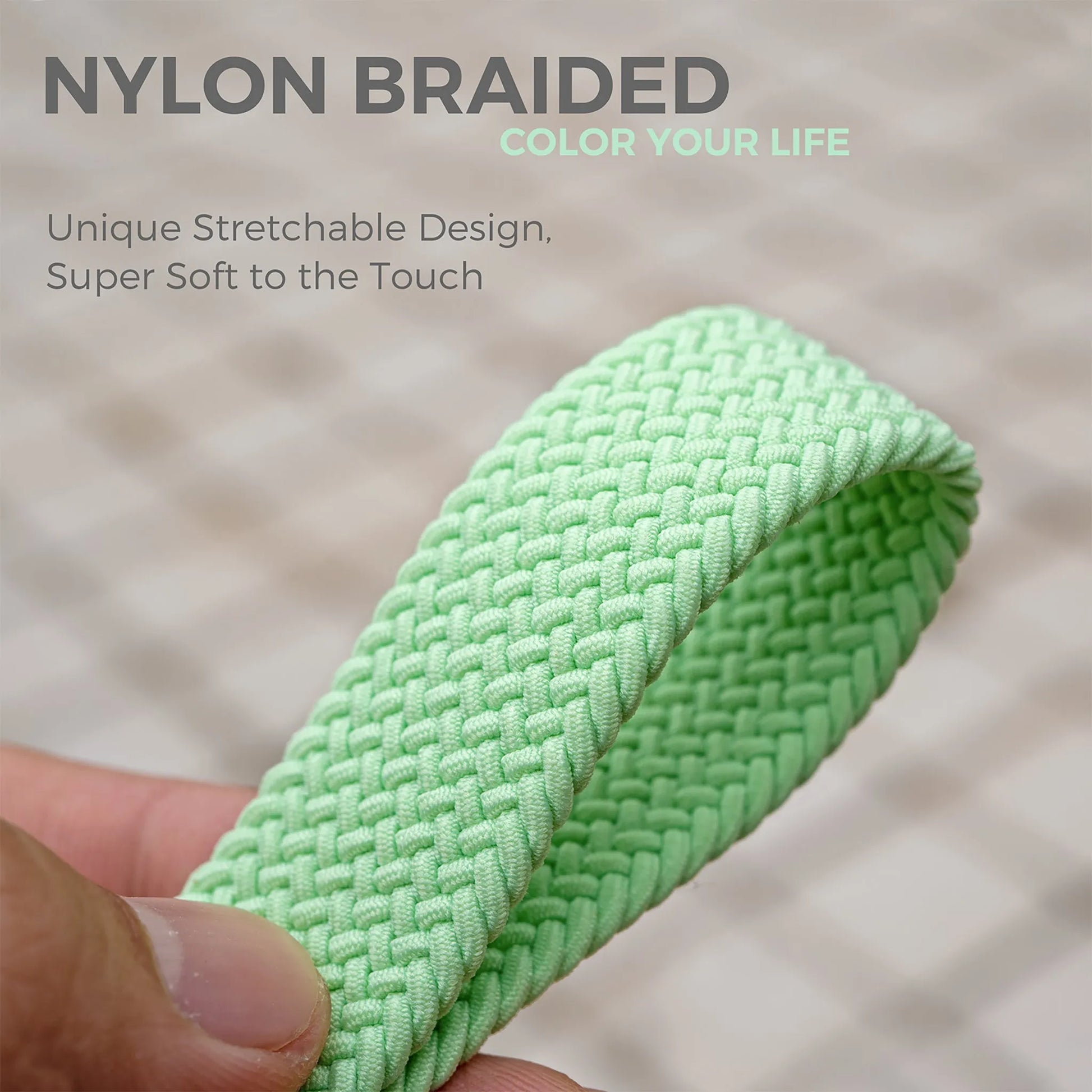 Stretchy Keychain Holder, Finger Lanyard, Original Elastic Anti-Drop Design - SENLLY