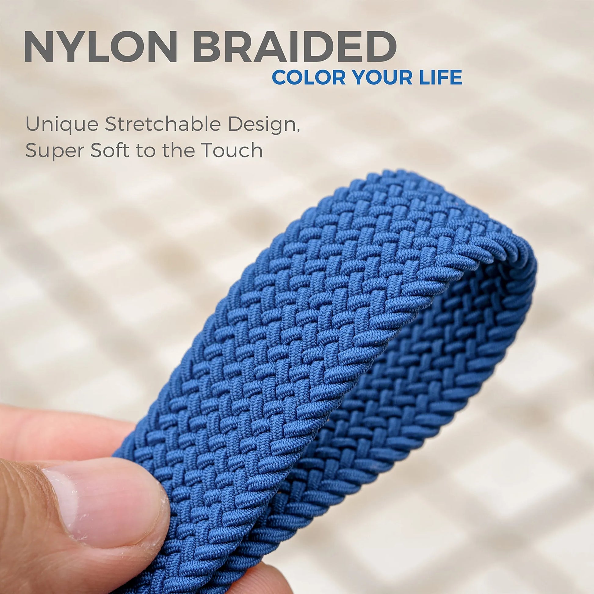 Stretchy Keychain Holder, Finger Lanyard, Original Elastic Anti-Drop Design - SENLLY