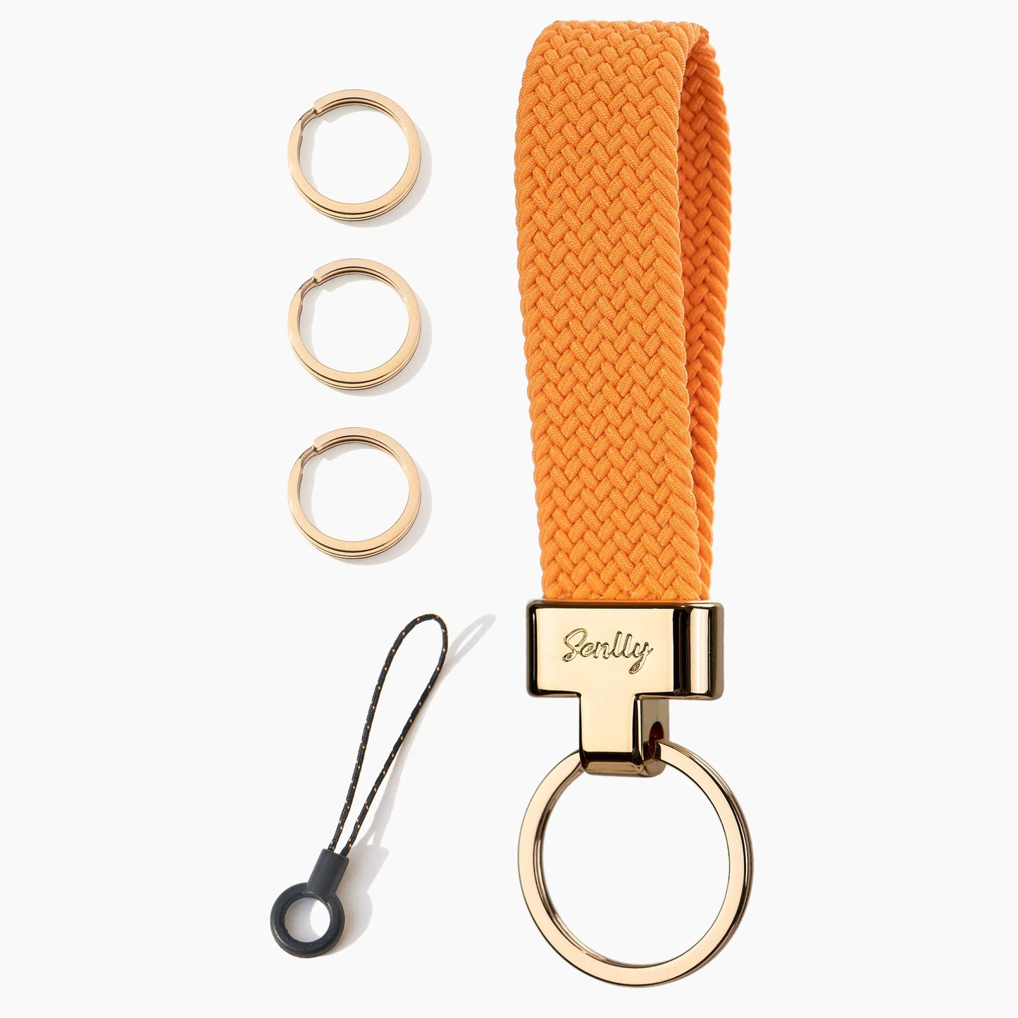 Stretchy Keychain Holder, Finger Lanyard, Original Elastic Anti-Drop Design - SENLLY