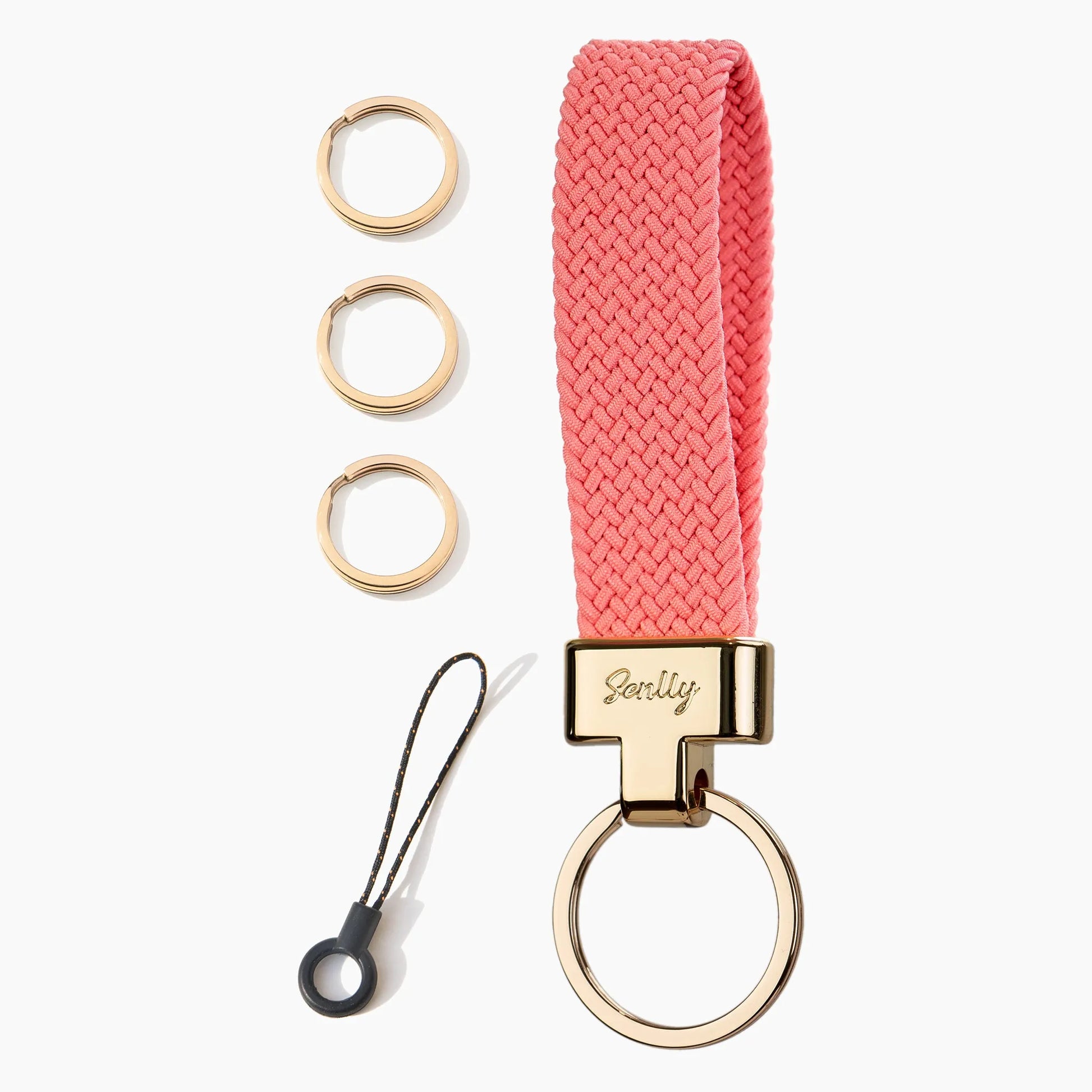 Stretchy Keychain Holder, Finger Lanyard, Original Elastic Anti-Drop Design - SENLLY