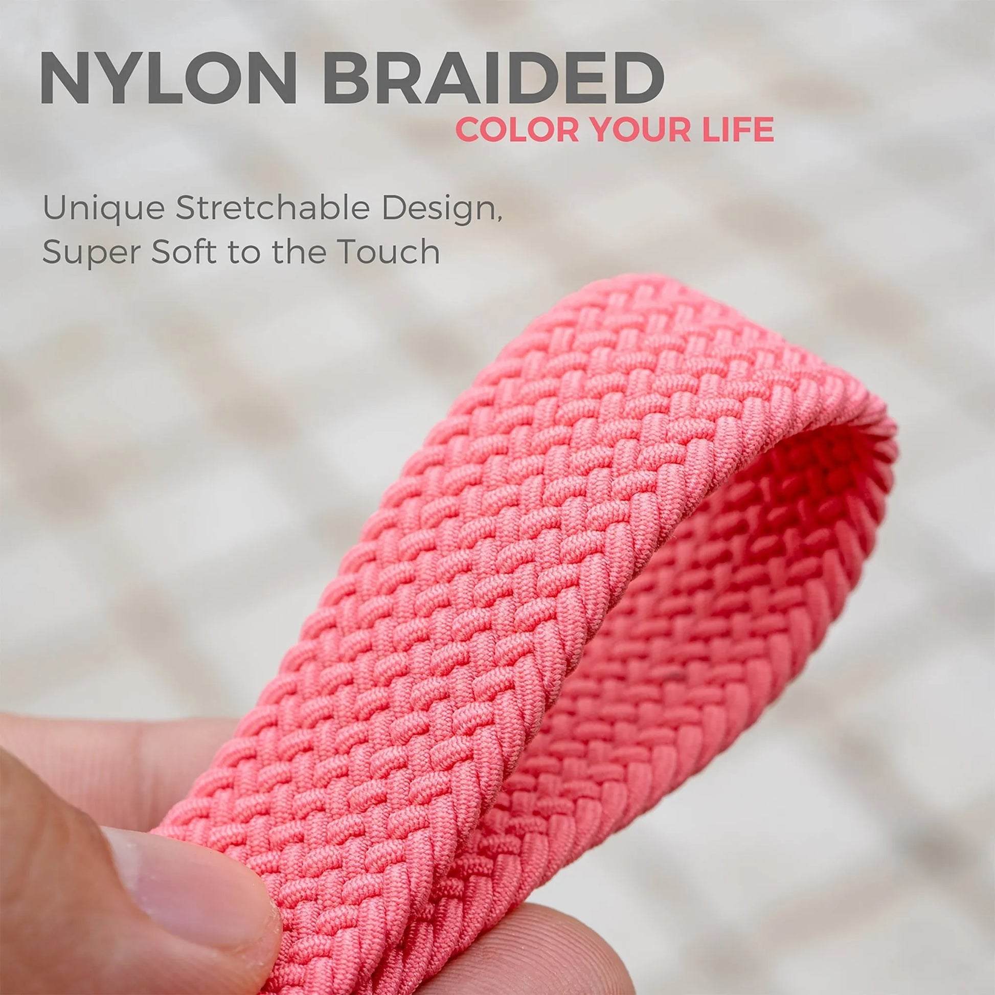 Stretchy Keychain Holder, Finger Lanyard, Original Elastic Anti-Drop Design - SENLLY