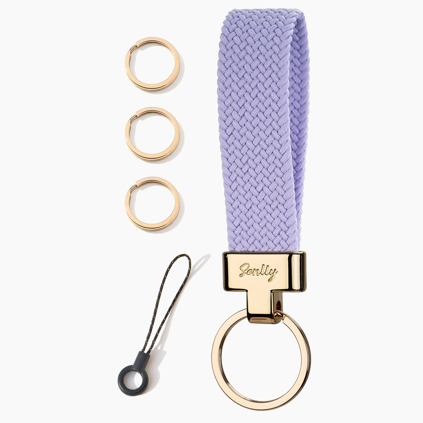 Stretchy Keychain Holder, Finger Lanyard, Original Elastic Anti-Drop Design - SENLLY