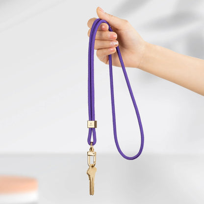 Nylon Neck Lanyard Strap for Keys, Original Minimalist Design KeyChain and ID Badge Holder - SENLLY