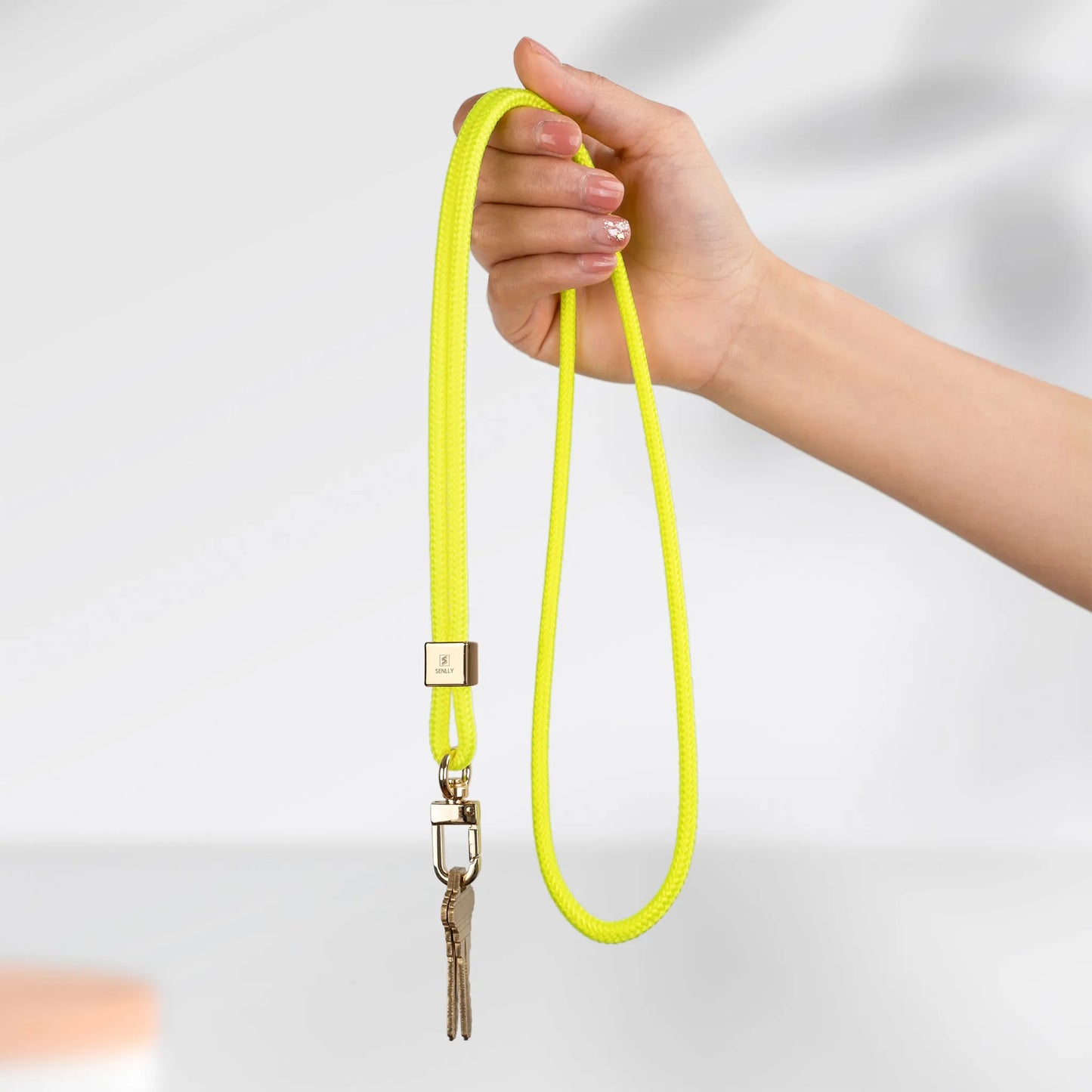 Nylon Neck Lanyard Strap for Keys, Original Minimalist Design KeyChain and ID Badge Holder - SENLLY