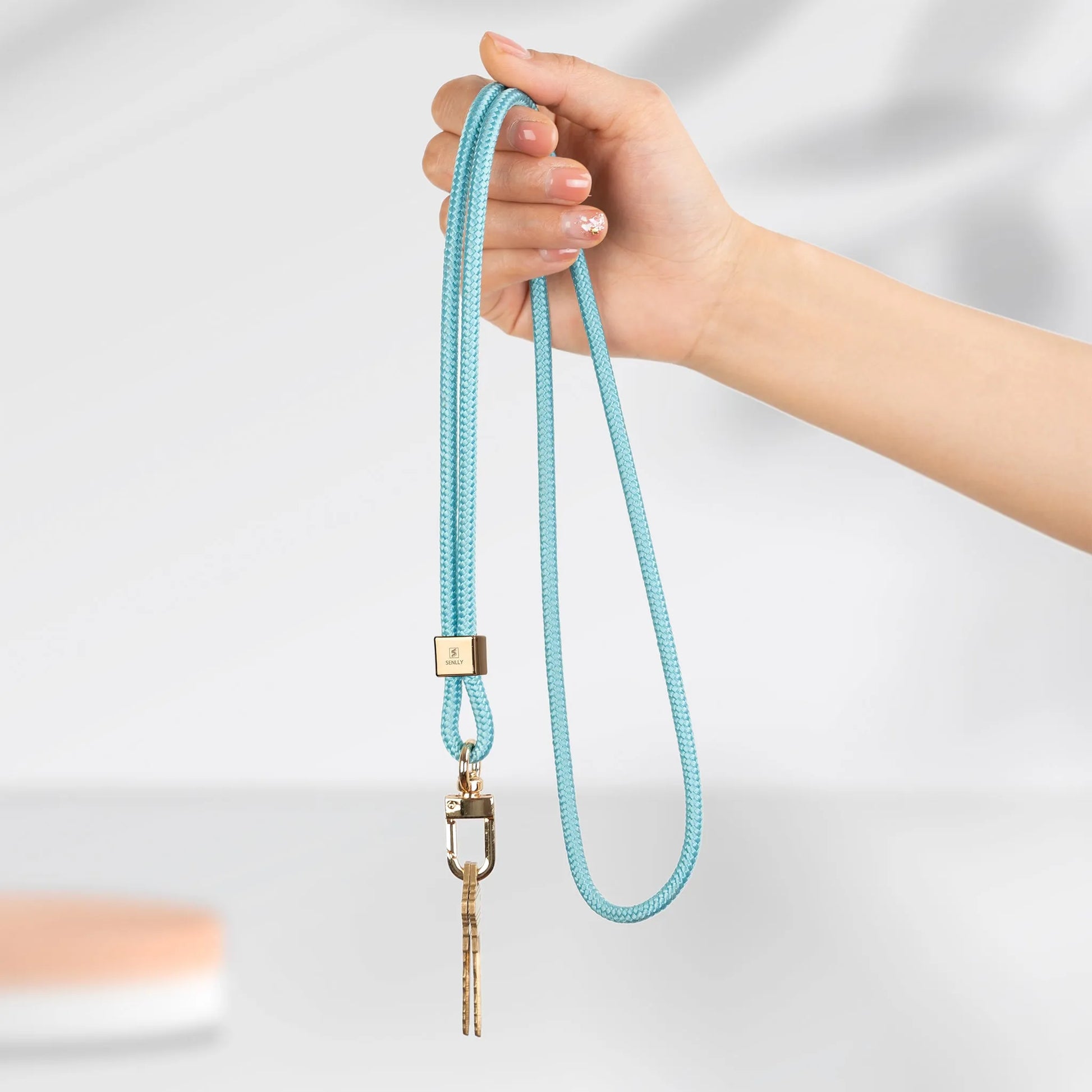 Nylon Neck Lanyard Strap for Keys, Original Minimalist Design KeyChain and ID Badge Holder - SENLLY