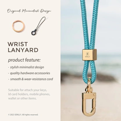 Nylon Neck Lanyard Strap for Keys, Original Minimalist Design KeyChain and ID Badge Holder - SENLLY