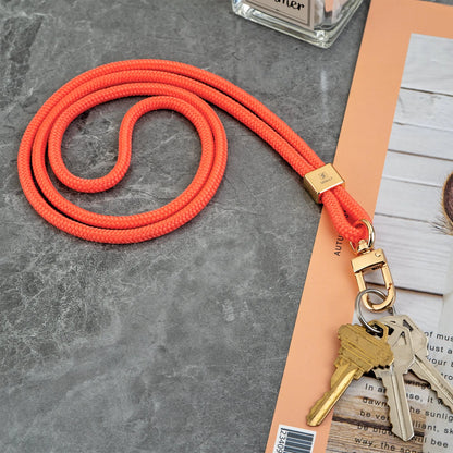 Nylon Neck Lanyard Strap for Keys, Original Minimalist Design KeyChain and ID Badge Holder - SENLLY