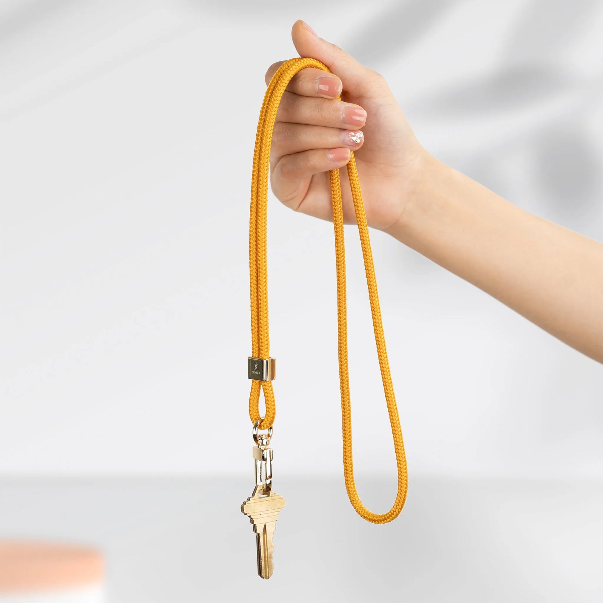 Nylon Neck Lanyard Strap for Keys, Original Minimalist Design KeyChain and ID Badge Holder - SENLLY