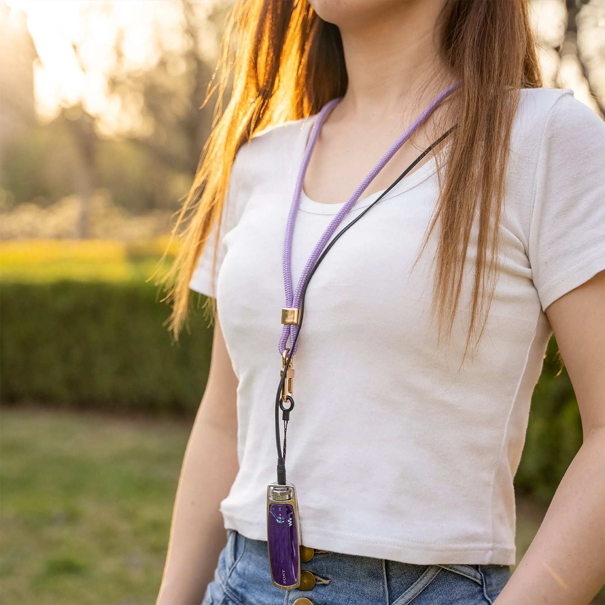 Nylon Neck Lanyard Strap for Keys, Original Minimalist Design KeyChain and ID Badge Holder - SENLLY