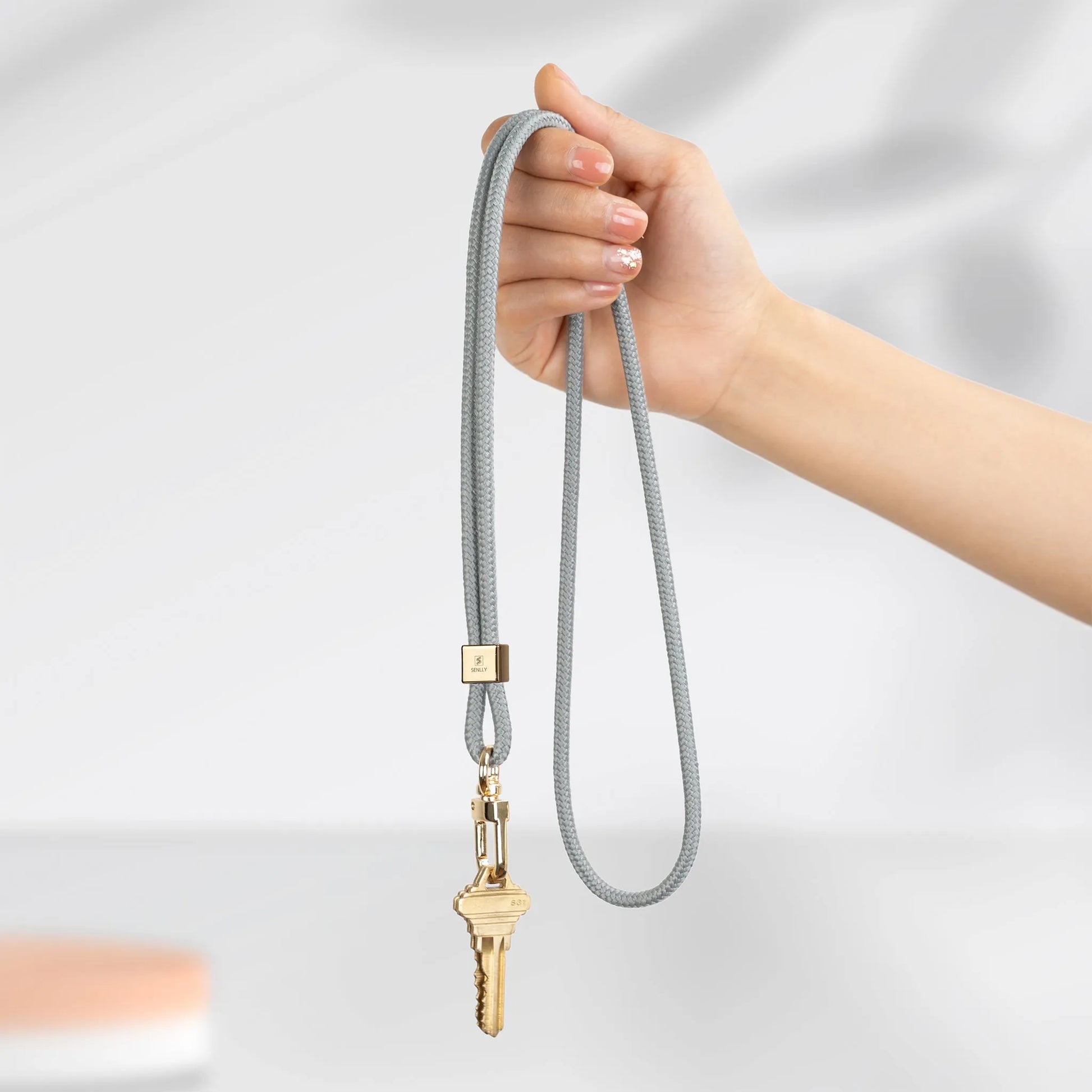 Nylon Neck Lanyard Strap for Keys, Original Minimalist Design KeyChain and ID Badge Holder - SENLLY