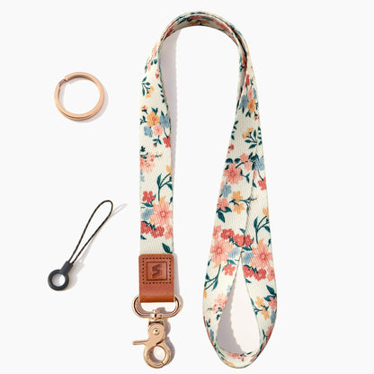 Neck Lanyard Strap for Keys, Original Pattern Design ID Badge and Keychain Holder - SENLLY