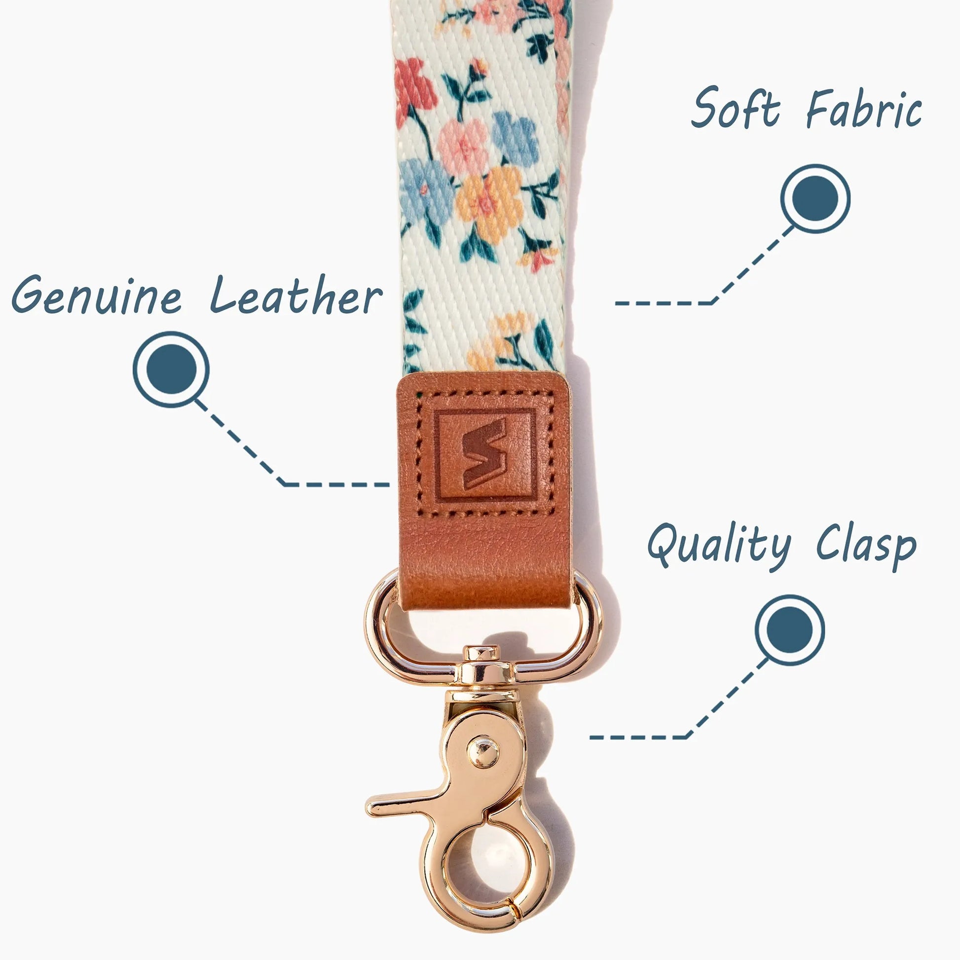 Neck Lanyard Strap for Keys, Original Pattern Design ID Badge and Keychain Holder - SENLLY