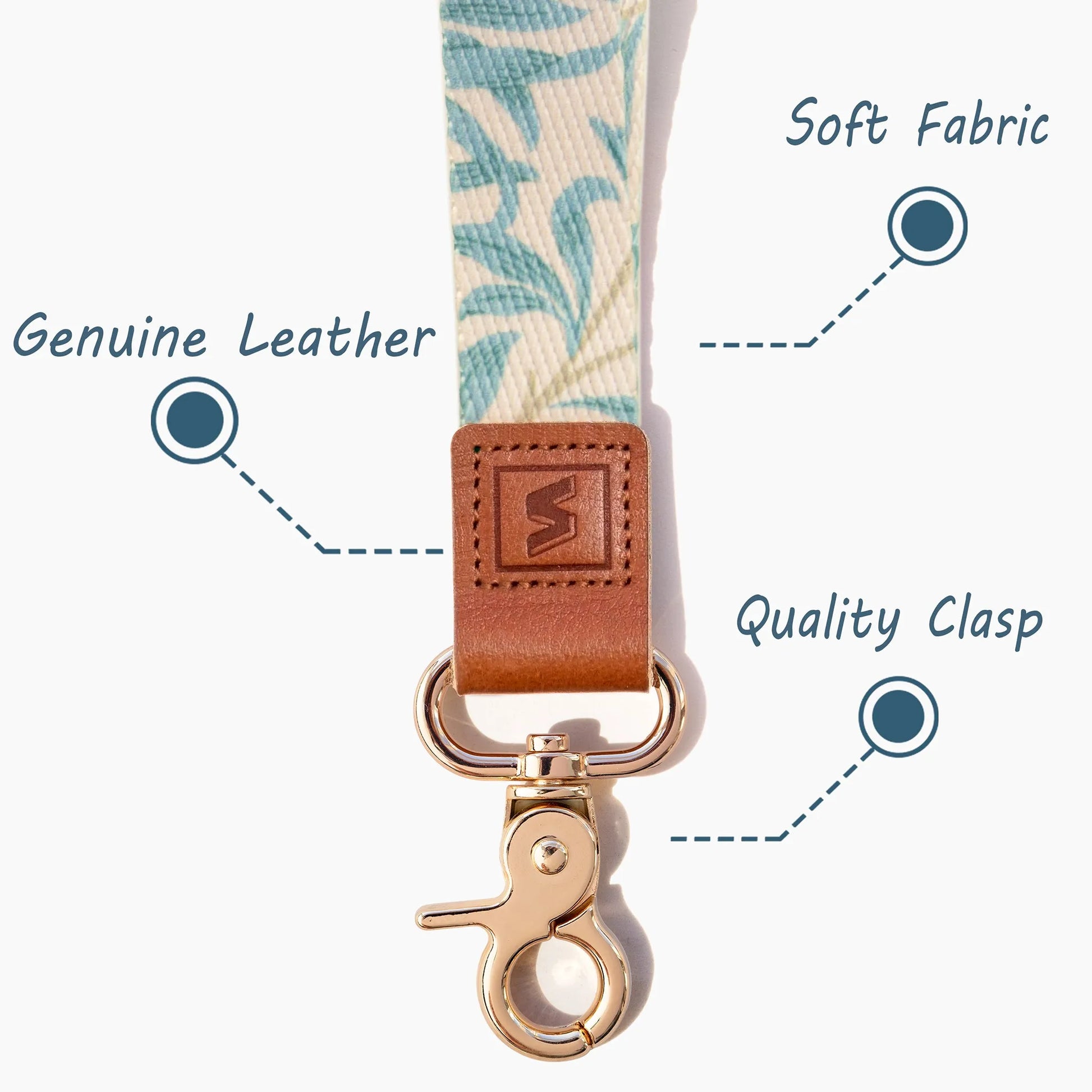 Neck Lanyard Strap for Keys, Original Pattern Design ID Badge and Keychain Holder - SENLLY