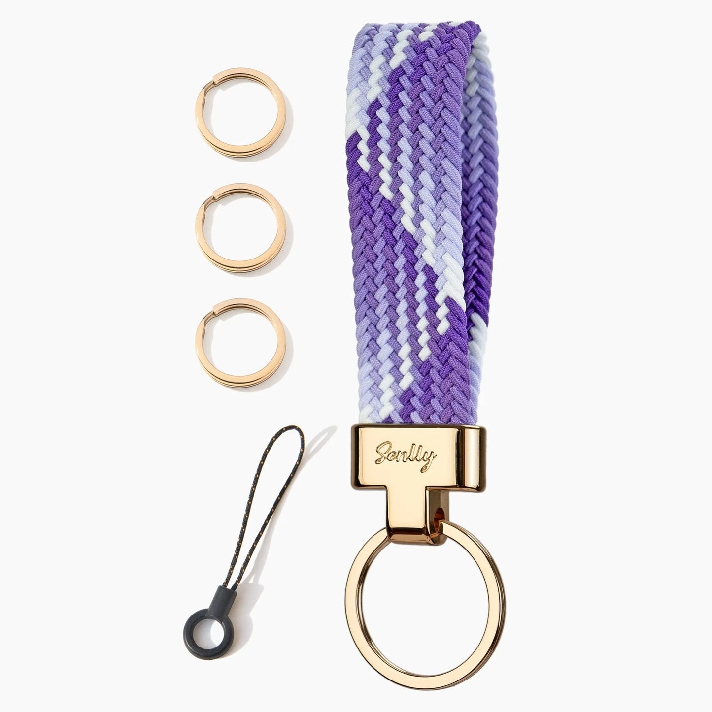 Stretchy Keychain Holder, Finger Lanyard, Original Elastic Anti-Drop Design - SENLLY