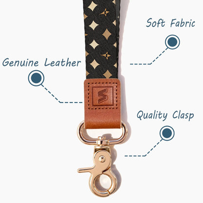 Neck Lanyard Strap for Keys, Original Pattern Design ID Badge and Keychain Holder - SENLLY