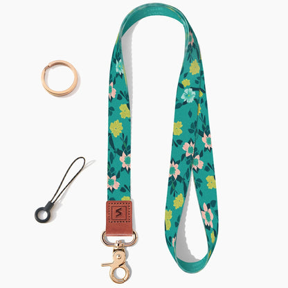 Neck Lanyard Strap for Keys, Original Pattern Design ID Badge and Keychain Holder - SENLLY