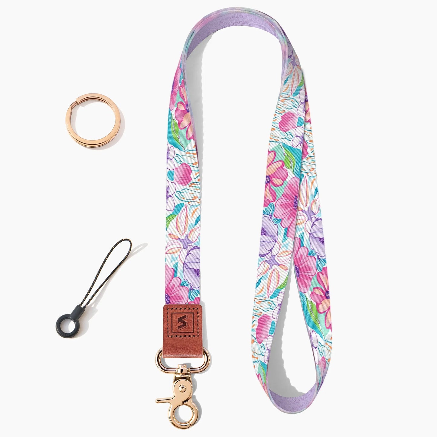 Neck Lanyard Strap for Keys, Original Pattern Design ID Badge and Keychain Holder - SENLLY
