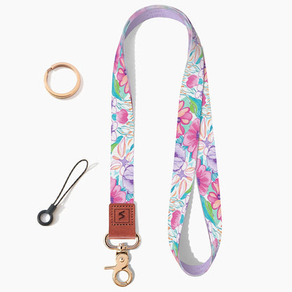 Neck Lanyard Strap for Keys, Original Pattern Design ID Badge and Keychain Holder - SENLLY