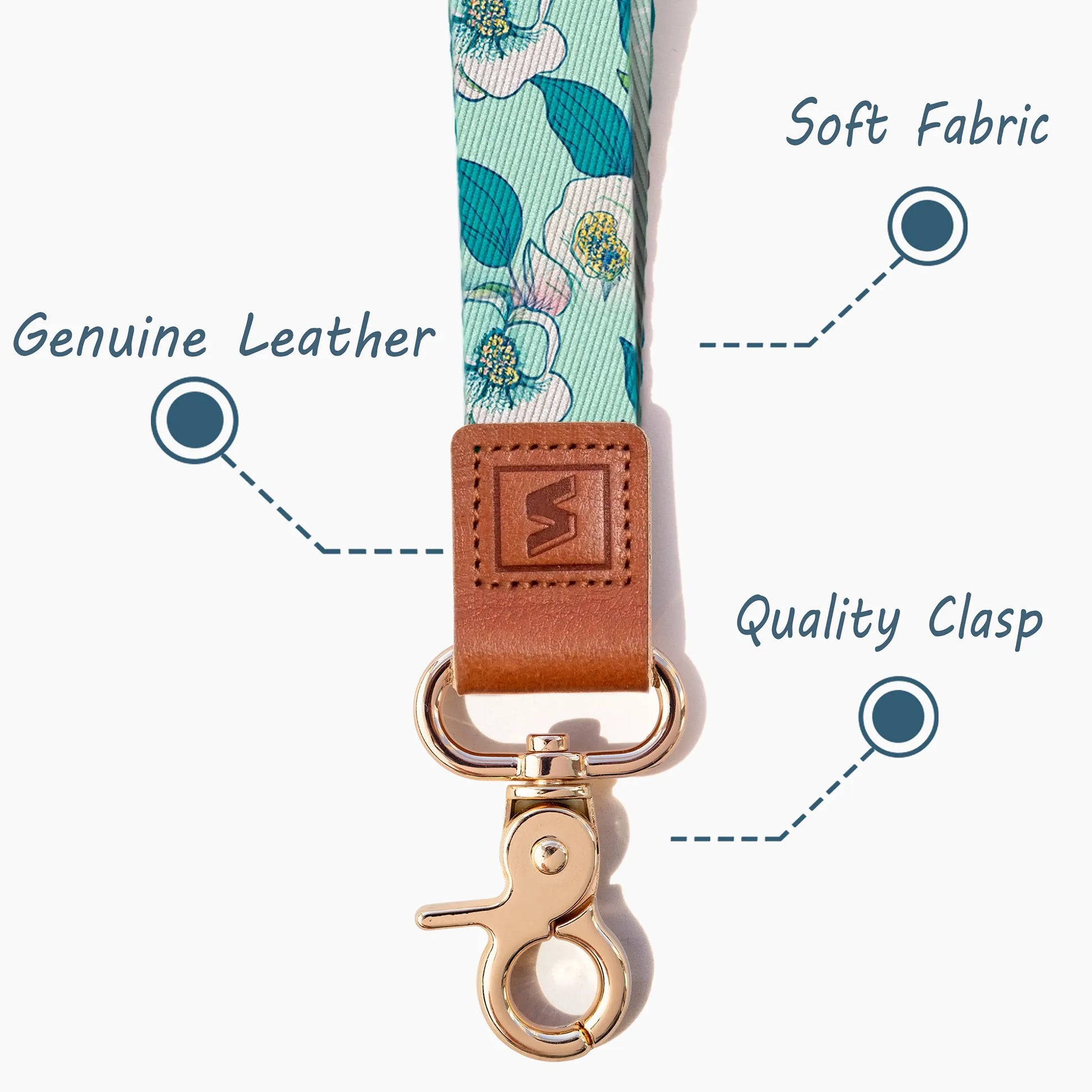 Neck Lanyard Strap for Keys, Original Pattern Design ID Badge and Keychain Holder - SENLLY