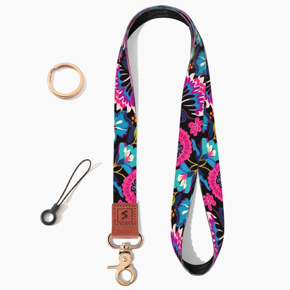 Neck Lanyard Strap for Keys, Original Pattern Design ID Badge and Keychain Holder - SENLLY